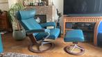 Stressless Jazz kleur Petrol., Huis en Inrichting, Fauteuils, Ophalen, Zo goed als nieuw