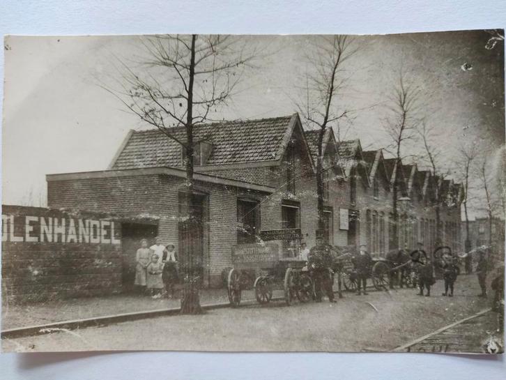 D496 Dordt Huygensstraat ? Kolenhandel, Verzamelen, Foto's en Prenten, Voor 1940, Ophalen of Verzenden