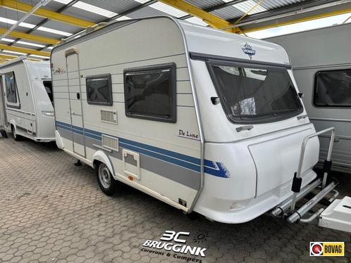 Hobby De Luxe 400 KB KLAP STAPELBED, Caravans en Kamperen, Caravans, tot en met 3, 750 - 1000 kg, Kleine zit, Hobby, Dwarsbed