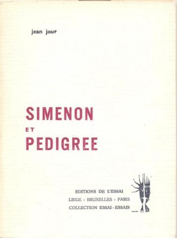 Jean Jour == Simenon et Pedigree