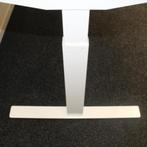 Knop inst. bureau, diverse afmetingen, NIEUW blad, wit frame, Gebruikt, -, -, In hoogte verstelbaar