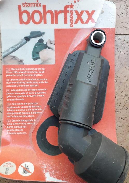 Starmix bohrfixx stofafzuiger boorgatafzuiger als nieuw comp, Doe-het-zelf en Verbouw, Gereedschap | Boormachines, Zo goed als nieuw