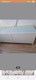 Ikea Besta glasplaat 120x40cm, Huis en Inrichting, Ophalen, 50 tot 100 cm, Zo goed als nieuw, Minder dan 100 cm