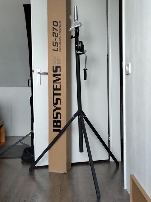 JB systems LS-270 PRO wind-up statief in nieuwstaat!, Audio, Tv en Foto, Professionele Audio-, Tv- en Video-apparatuur, Nieuw