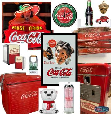 Coca Cola spullen retro vintage fifties diner collectibles beschikbaar voor biedingen