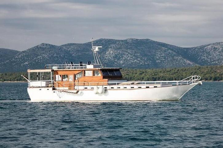 Custom Built – MY ”Tramp”, Watersport en Boten, Motorboten en Motorjachten, Gebruikt, Staal, 12 meter of meer, Diesel, Binnenboordmotor