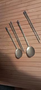 Koreaans Rijst Bestek Zilver & Emaille, Ophalen of Verzenden