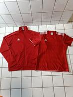 (M Setje) Adidas Climacool Tracksuit Vest + Retro Sportshirt, Maat 48/50 (M), Ophalen of Verzenden, Zo goed als nieuw, Adidas