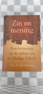 A. Moerkerken - Zin en mening, Ophalen of Verzenden, Zo goed als nieuw, A. Moerkerken
