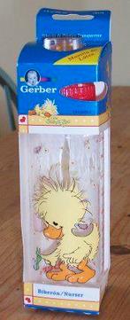 Melk-/sap fles Gerber *NIEUW* (0784) a, Ophalen of Verzenden, Nieuw, Overige typen