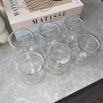 Dubbelwandige glazen 6st, Verzamelen, Glas en Borrelglaasjes, Frisdrankglas, Ophalen of Verzenden, Zo goed als nieuw