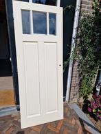 Witte Cando Cardiff deuren (2). In 2 maten., Doe-het-zelf en Verbouw, Deuren en Horren, Ophalen, Gebruikt, Minder dan 80 cm, Binnendeur