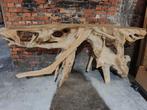 Unieke sidetable van teakhout wortelhout - 180 cm breed, Ophalen, Rustiek, Teakhout, Nieuw