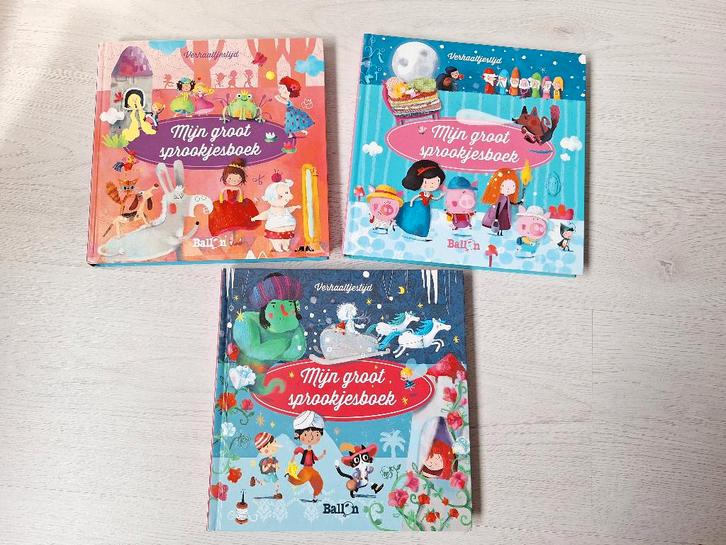 3 sprookjes boeken, Boeken, Sprookjes en Fabels, Zo goed als nieuw, Ophalen of Verzenden