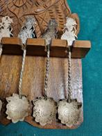 lepelrek indonesies met zilveren vork en lepels, Huis en Inrichting, Ophalen of Verzenden, 'T Olde Gre-j, Info@toldegrej.nl, Endepoelstraat 20f Didam