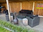 Loungeset . Bank, tafel en 2 fauteuils., Tuin en Terras, Ophalen, 5 zitplaatsen, Gebruikt, Bank