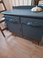 Antiek Buikkastje met lades en deuren, Gebruikt, 50 tot 100 cm, 25 tot 50 cm, Overige houtsoorten