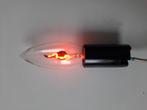 Vlam gloeilamp, 30 tot 60 watt, Gloeilamp, Zo goed als nieuw, E27 (groot)