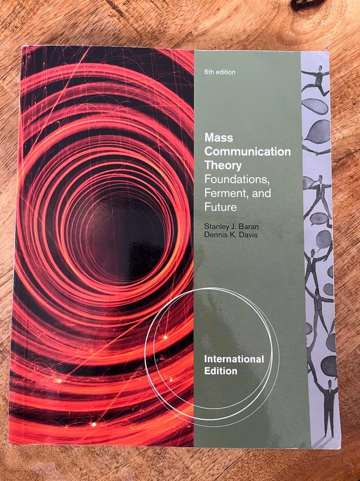 Mass Communication Theory - Baran & Davis, Boeken, Studieboeken en Cursussen, Gelezen, HBO, Gamma, Ophalen of Verzenden