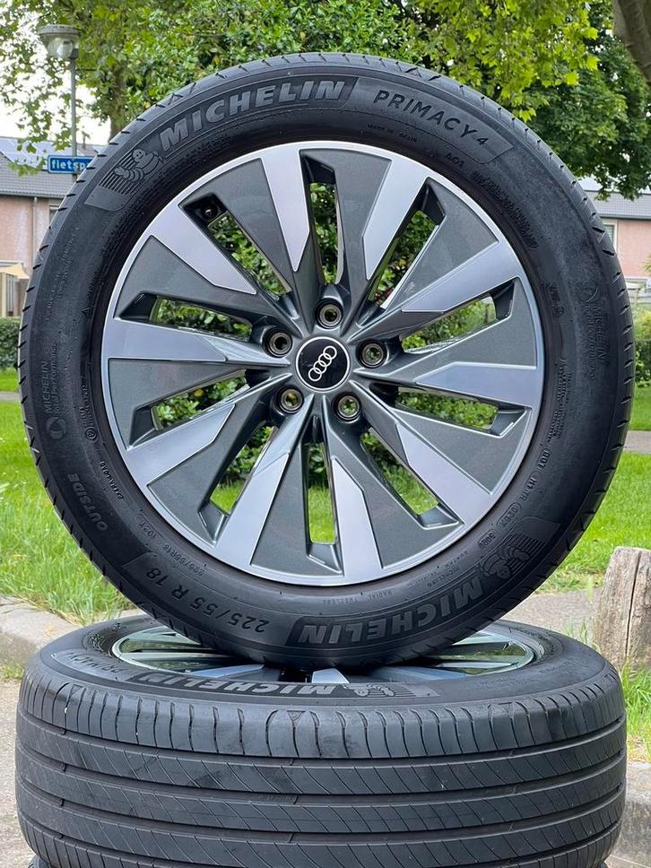 Audi A6 Velgen 18 inch 5x112 Origineel S-Line A6 S6, Auto-onderdelen, Banden en Velgen, Banden en Velgen, Zomerbanden, 18 inch