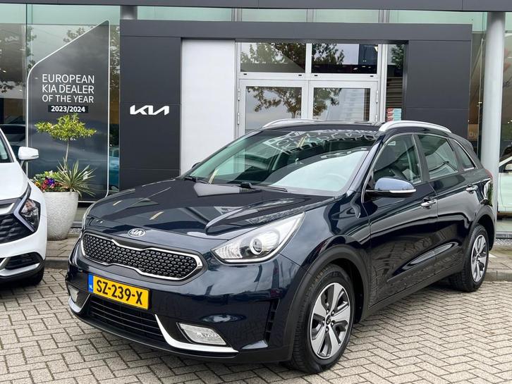Kia Niro 1.6 GDi Hybrid DynamicLine | Navi | Camera | Cruise, Auto's, Kia, Bedrijf, Te koop, Niro, ABS, Achteruitrijcamera, Airbags