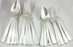 4 couverts en 4 dessertcouverts 925 zilver Rondfilet, Antiek en Kunst, Ophalen of Verzenden, Zilver