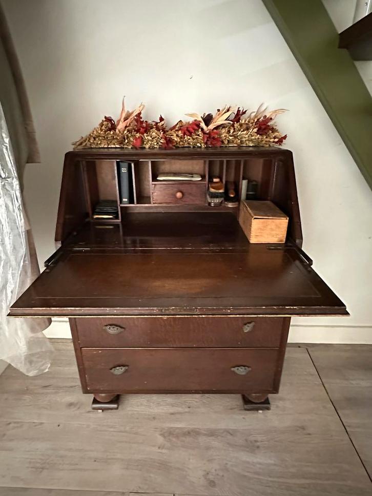 Antieke Secretaire met Opbergruimte, Antiek en Kunst, Antiek | Meubels | Kasten, Ophalen