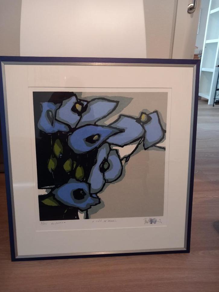 Fon Klement Zeefdruk - Gesigneerd & Genummerd, Antiek en Kunst, Kunst | Litho's en Zeefdrukken, Ophalen of Verzenden