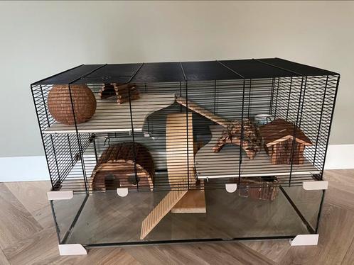Hamsterkooi & Knaagdierkooi Ferplast Karat 80, Dieren en Toebehoren, Knaagdieren en Konijnen | Hokken en Kooien, Gebruikt, Kooi
