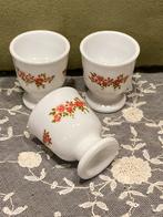Vintage Arcopal eierdopjes (090124), Huis en Inrichting, Keuken | Servies, Overige typen, Ophalen of Verzenden, Overige stijlen