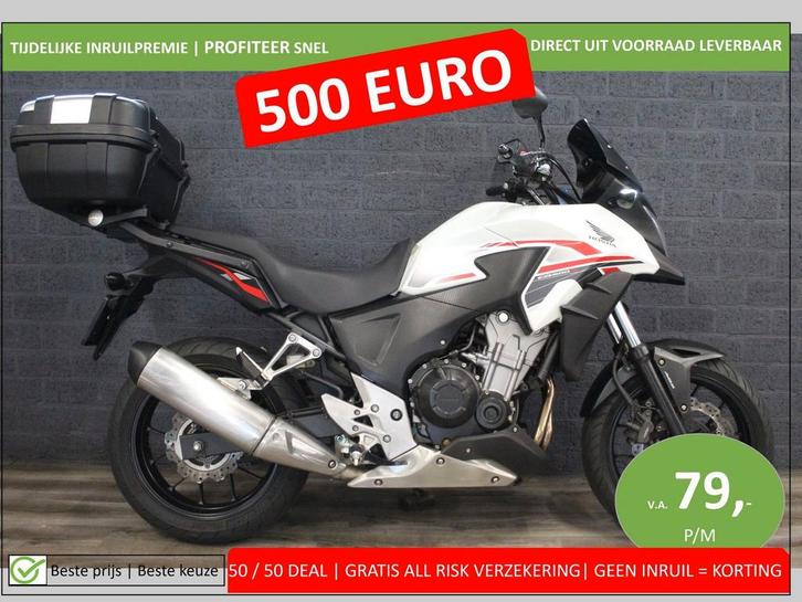 HONDA CB 500 X / ABS (bj 2016) CB500 35KW A2 geschikt, Motoren, Motoren | Honda, Bedrijf, Sport, 12 t/m 35 kW, 2 cilinders, Minimaal motorrijbewijs A2