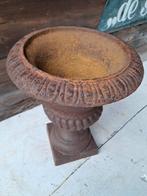 Antieke Tuinvaas van Gietijzer, Tuin en Terras, Ophalen of Verzenden, Gebruikt