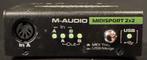Te Koop;  M-Audio  USB interface midisports 2x2, Ophalen, Nieuw