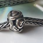 Trollbeads  Thun Zilveren Hartjes kraal, Sieraden, Tassen en Uiterlijk, Bedels, Nieuw, Ophalen of Verzenden, Trollbeads, 1 bedel