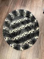 Bontmand gestreept grijs 100 cm Demomodel WEG=WEG, Ophalen of Verzenden, Nieuw, Pluche