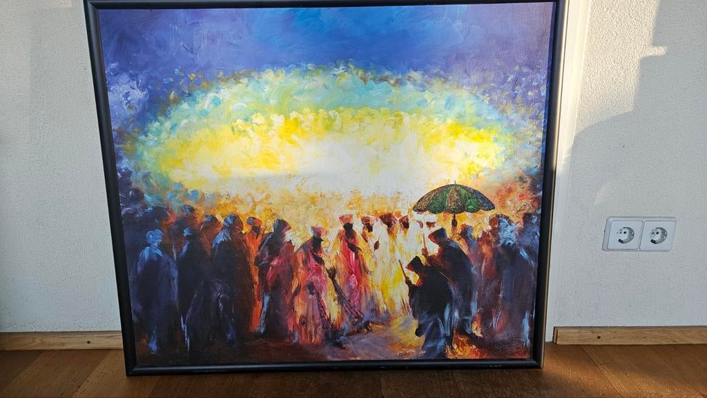 Diverse schilderijen thema Afrika, Antiek en Kunst, Ophalen