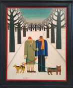 Maria Kloss - naïeve kunst - jaren '70, Ophalen of Verzenden