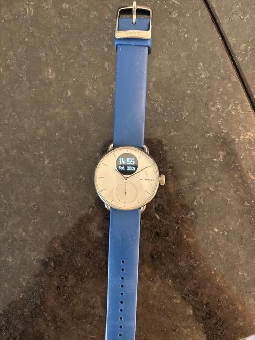 Withings scanwatch 38mm, Sieraden, Tassen en Uiterlijk, Smartwatches, Gebruikt, iOS, Zwart, Afstand, Calorieverbanding, Conditie