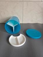 Strooibus tupperware zgan, Ophalen of Verzenden, Zo goed als nieuw, Blauw, Bus of Trommel