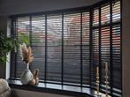 Houten jaloezieen Zwart, Huis en Inrichting, Stoffering | Gordijnen en Lamellen, Ophalen, Gebruikt, Zwart, 150 tot 200 cm