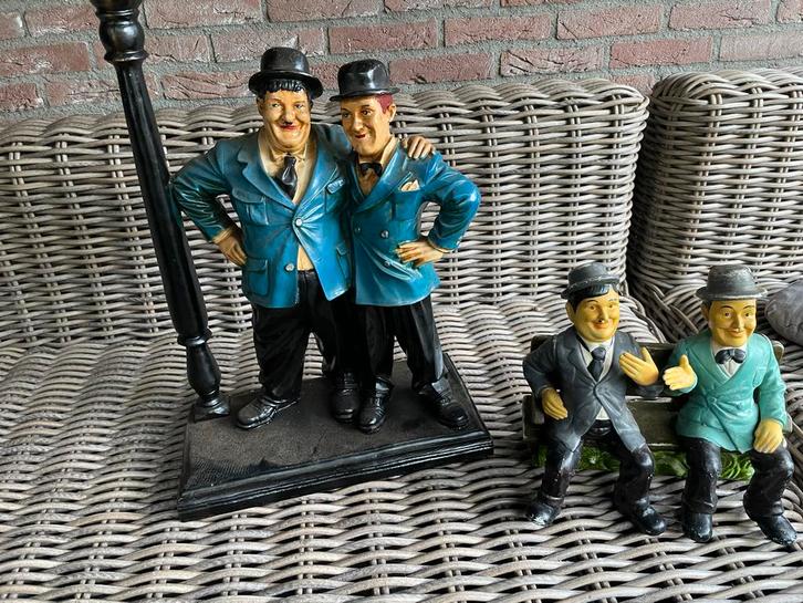 Laurel & Hardy Beelden Set, Verzamelen, Beelden en Beeldjes, Ophalen of Verzenden