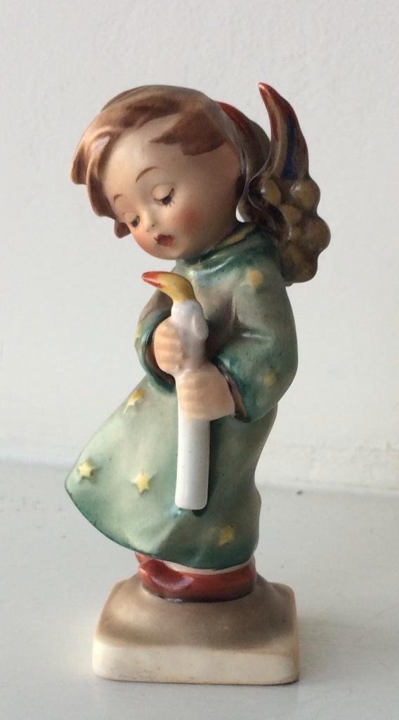 Hele oude Hummel Kerst engel no 21. Heavenly angel TMK 1, Verzamelen, Beelden en Beeldjes, Zo goed als nieuw, Hummel, Ophalen of Verzenden