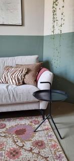 Zwarte bijzettafel Hay, Huis en Inrichting, Ophalen, Minder dan 55 cm, Gebruikt, Metaal of Aluminium