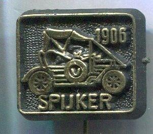 Spijker 1906 zwart plastic auto speldje ( D_035 ), Verzamelen, Verzenden, Zo goed als nieuw, Transport, Speldje of Pin