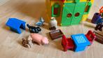 PLAYMOBIL 1.2.3 Meeneemboerderij met dieren - 6962, Ophalen of Verzenden, Zo goed als nieuw, Complete set