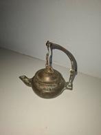 Antiek Bronzen Tuitlampje - Theeketel Vorm, Ophalen of Verzenden, Brons