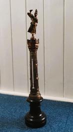 Tafel thermometer vrouw / Nike op pilaar - 19e eeuw - 45 cm, Ophalen