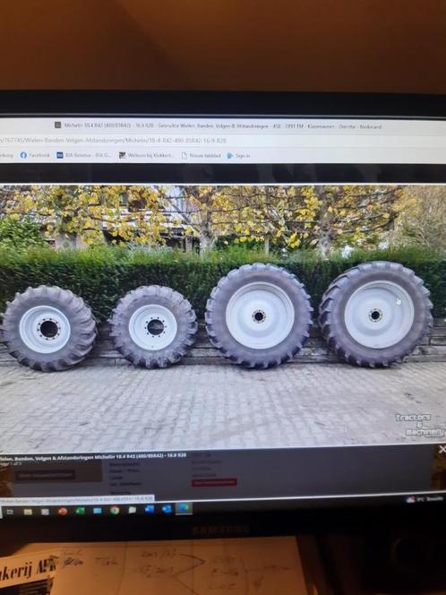 Michelin banden set, Zakelijke goederen, Agrarisch | Werktuigen, Akkerbouw, Bollenteelt, Vollegrondsgroente, Overige typen, Ophalen