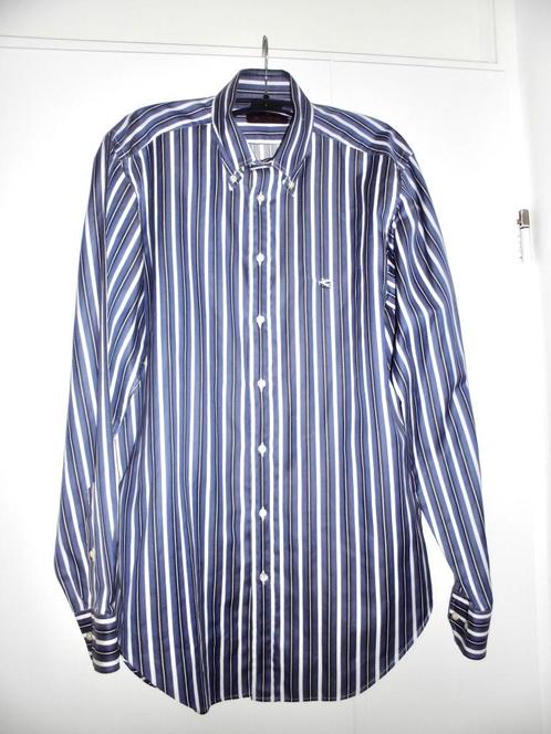 Etro Milano blouse overhemd maat 40, Kleding | Heren, Overhemden, Zo goed als nieuw, Halswijdte 39/40 (M), Blauw, Ophalen of Verzenden