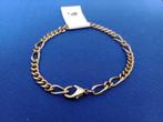 Goud Doublé Figaro Schakel Armband - Size: 17/21cm, Verzenden, Nieuw, Goud, Goud